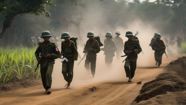 Inside Myanmar, rebels are losing ground as military forces men into army