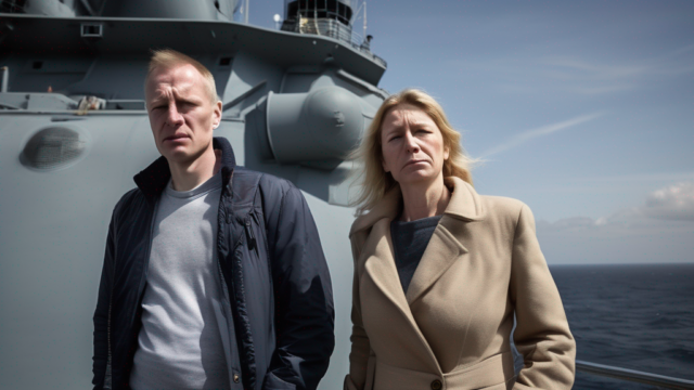 ‘It was surreal’: British couple describe having warning shots fired near them by Russian warship