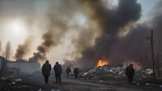 Massive Russian attack on cities across Ukraine kills at least nine people